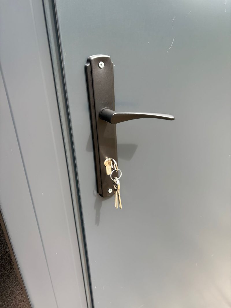 Deurhendel douche unit