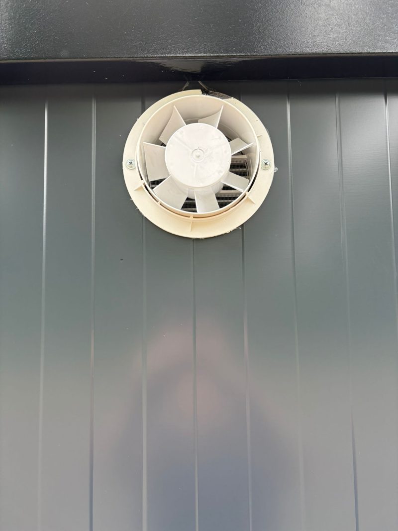 Ventilatie douche unit