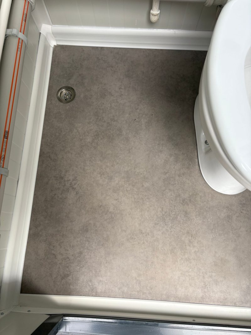 Vloerput toilet unit campingwood