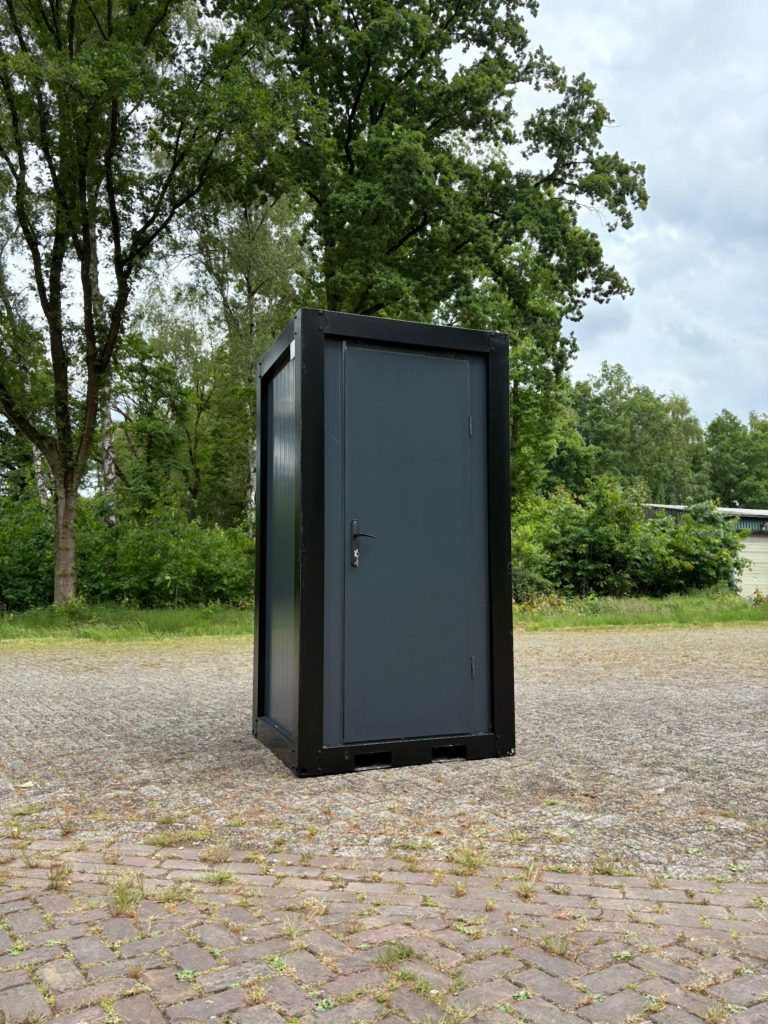 Douche unit grijs zwart
