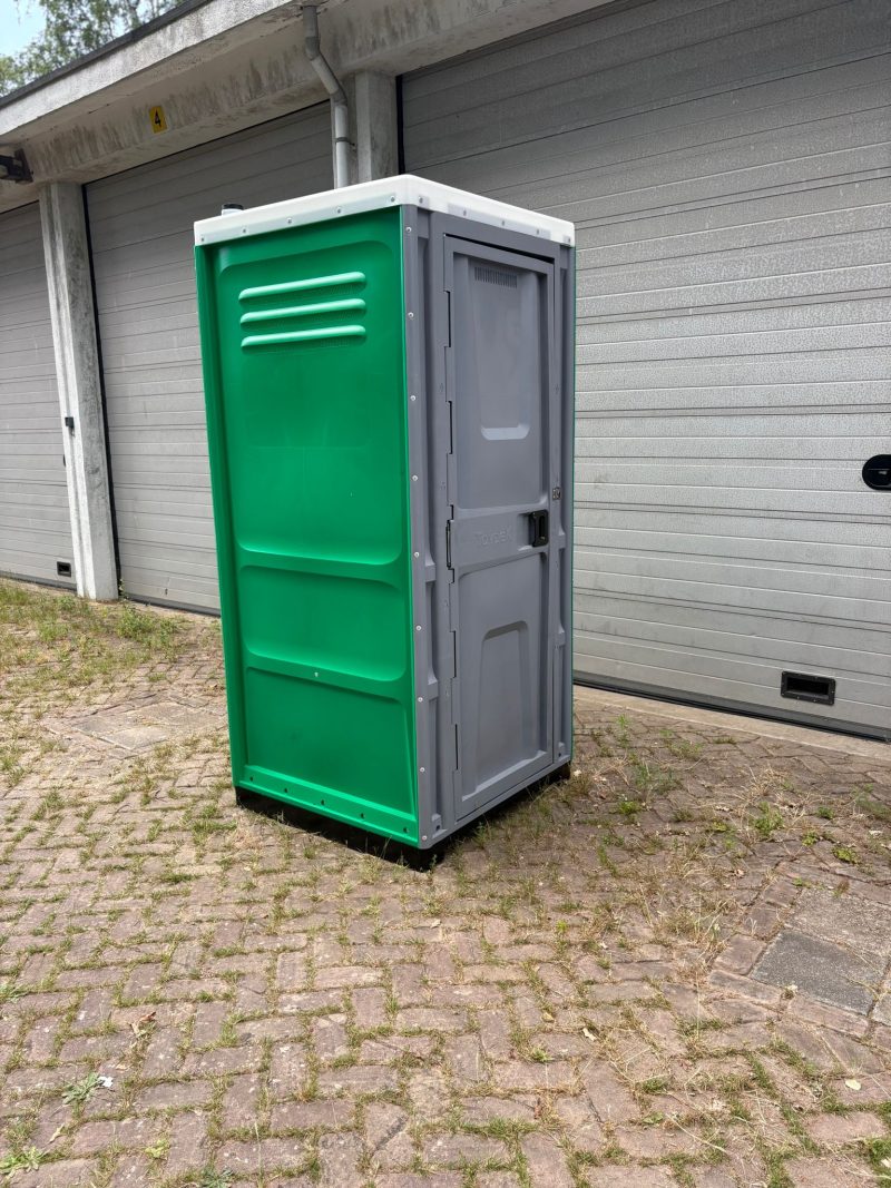Zijkant dixie toilet