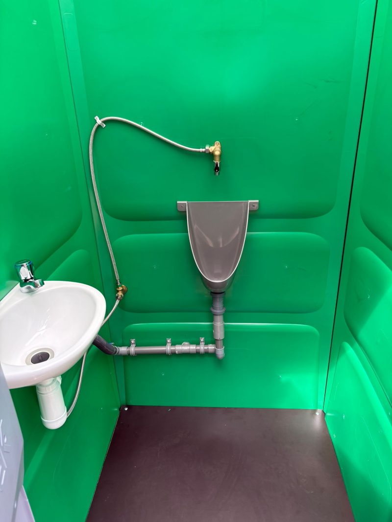 Binnenzijde urinoir unit