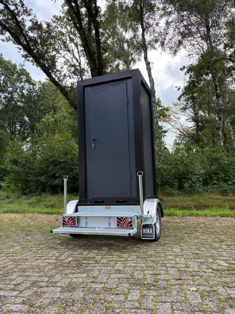 Voorzijde douchewagen