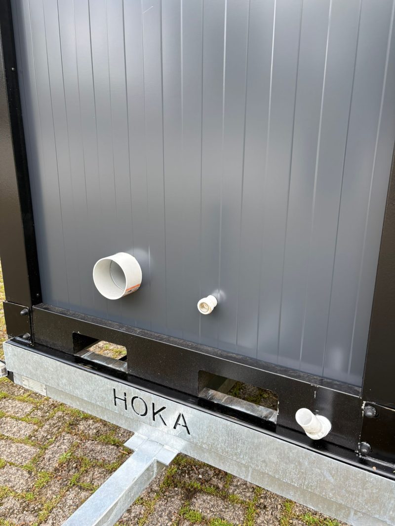 Toiletwagen aansluitingen