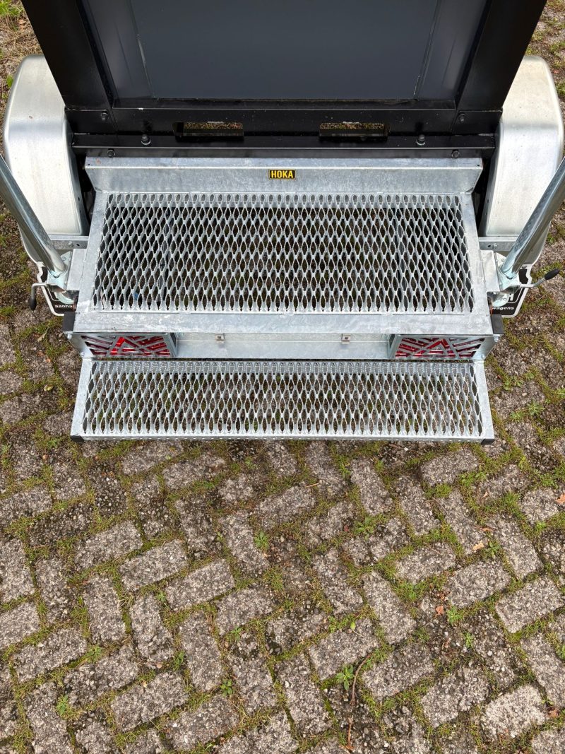 Trap van de single toiletwagen