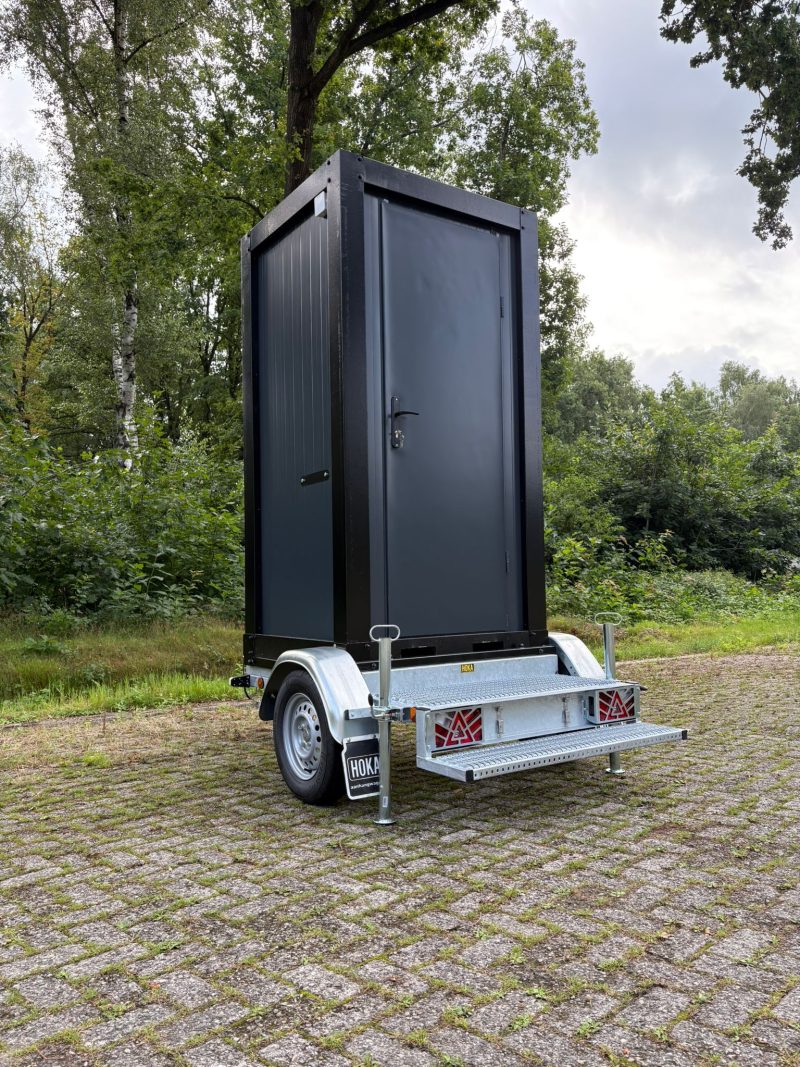 Voorzijde douchewagen