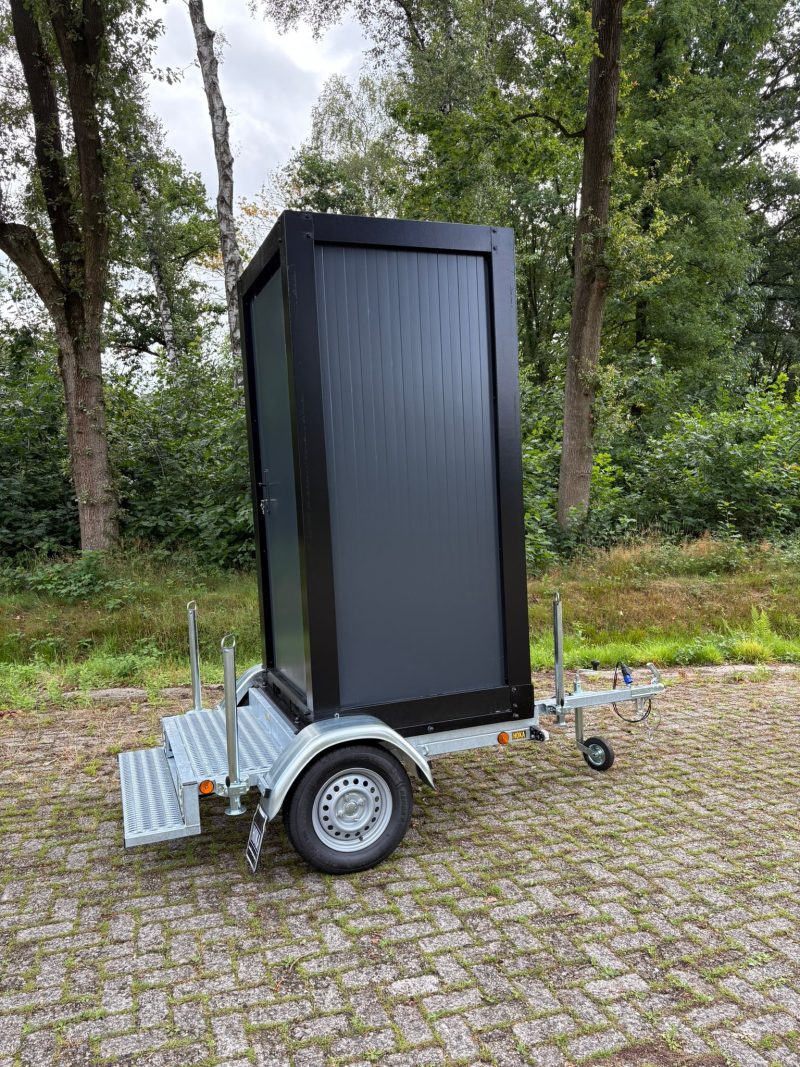 Single toiletwagen zijkant