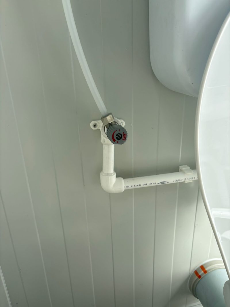 Afsluiter single badkamer unit toilet