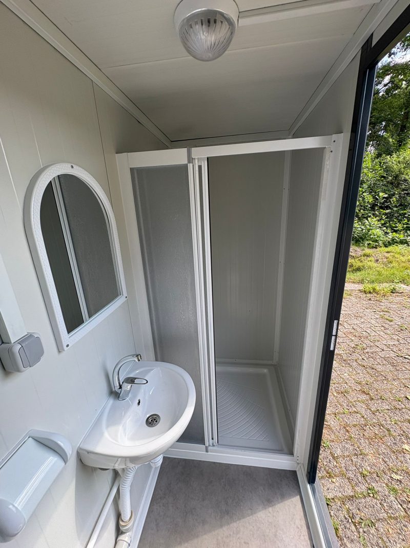 Douche deur open single badkamer unit