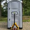 Palletwagen met dixi toilet