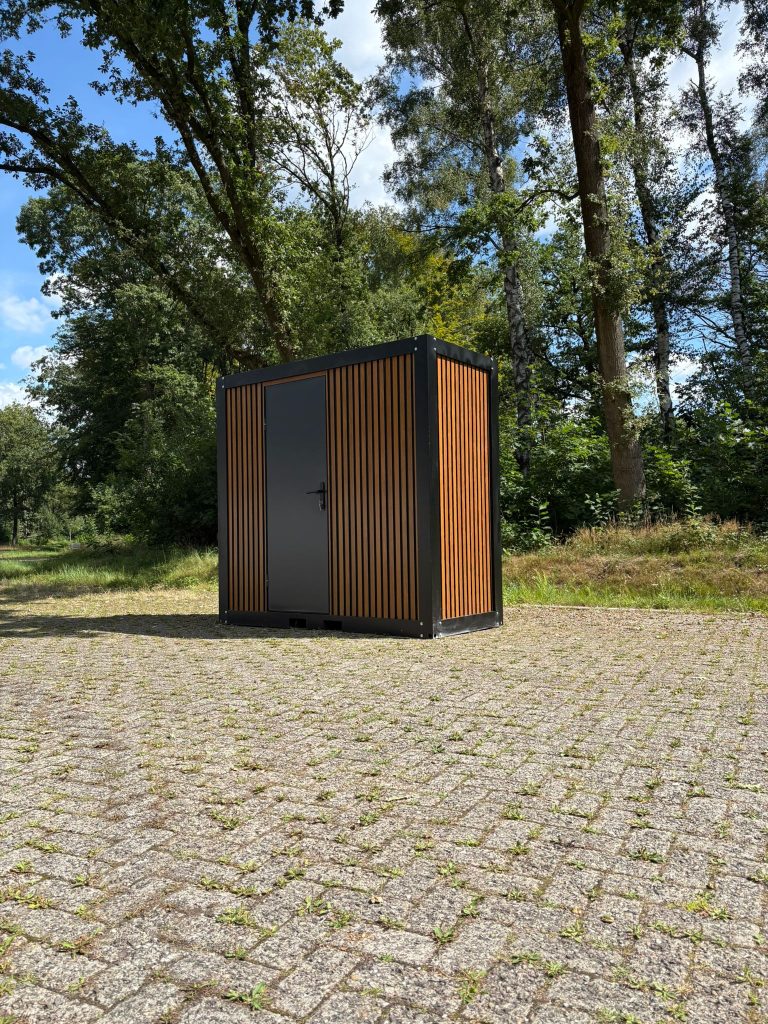 Verschillende privé sanitair oplossing