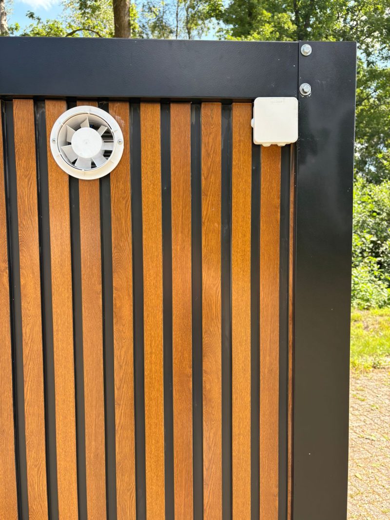 Ventillatie en stroomkast