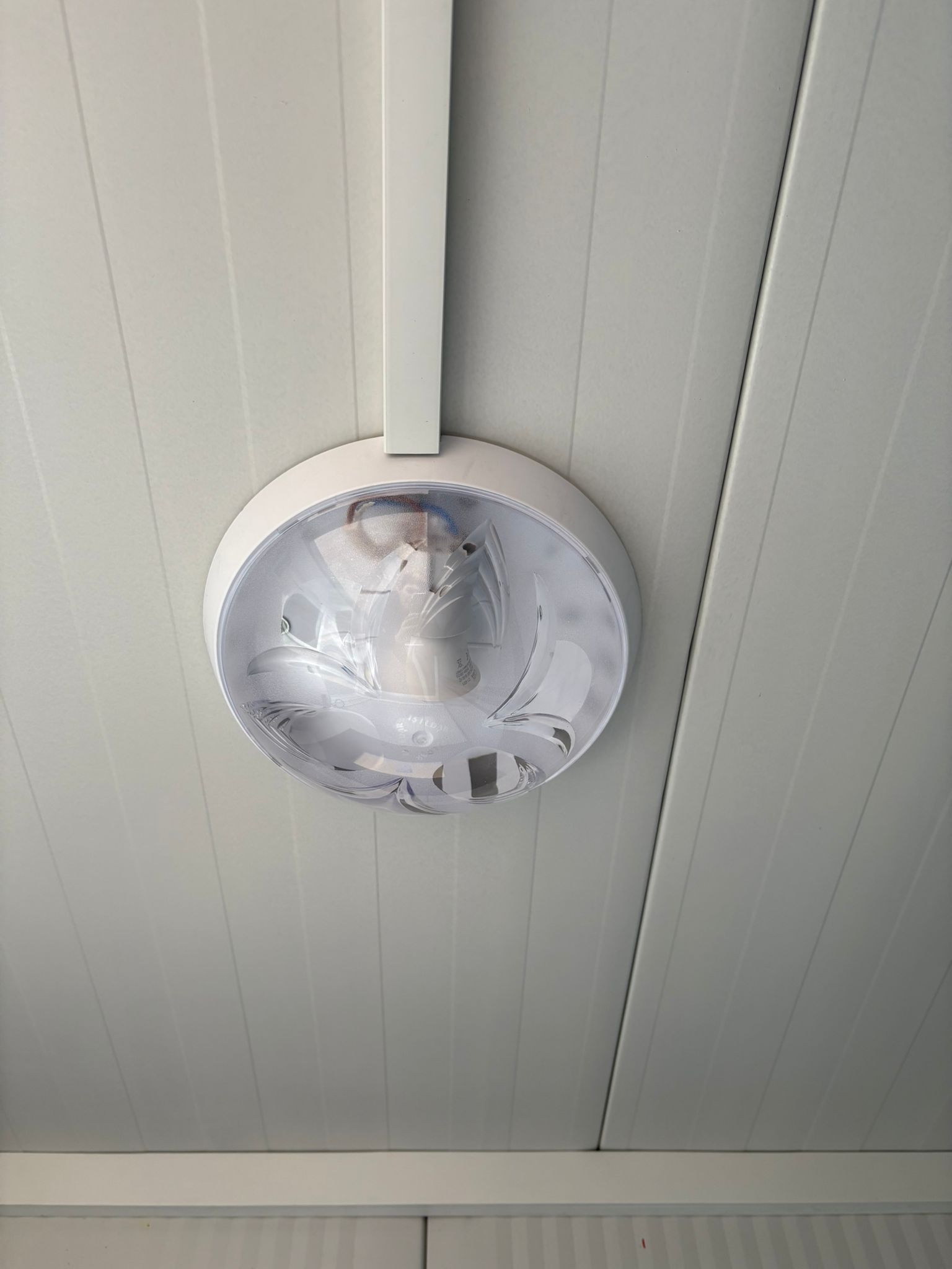 Verlichting douche unit met omkleedruimte Verlichting douche unit met omkleedruimte