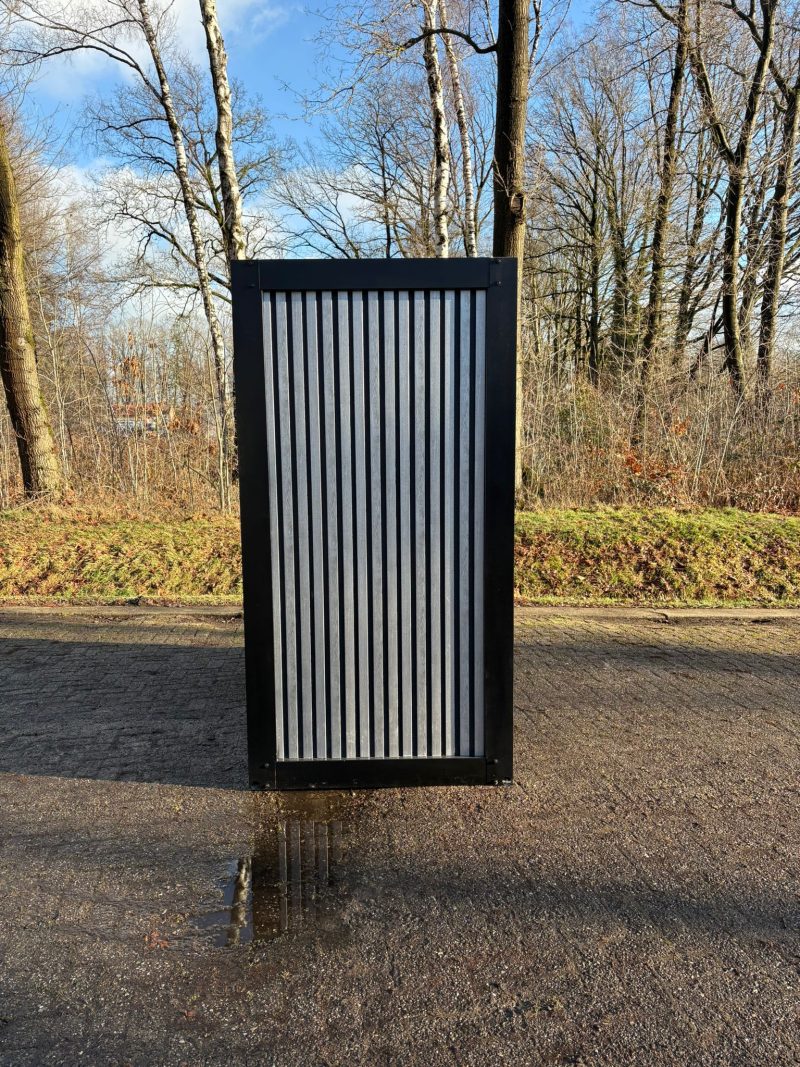 ZIjkant dubbele toilet unit