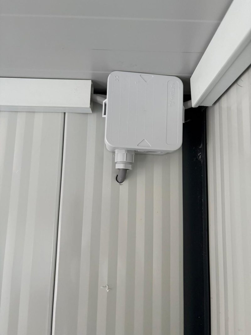 kantoorunit lasdoos binnenzijde