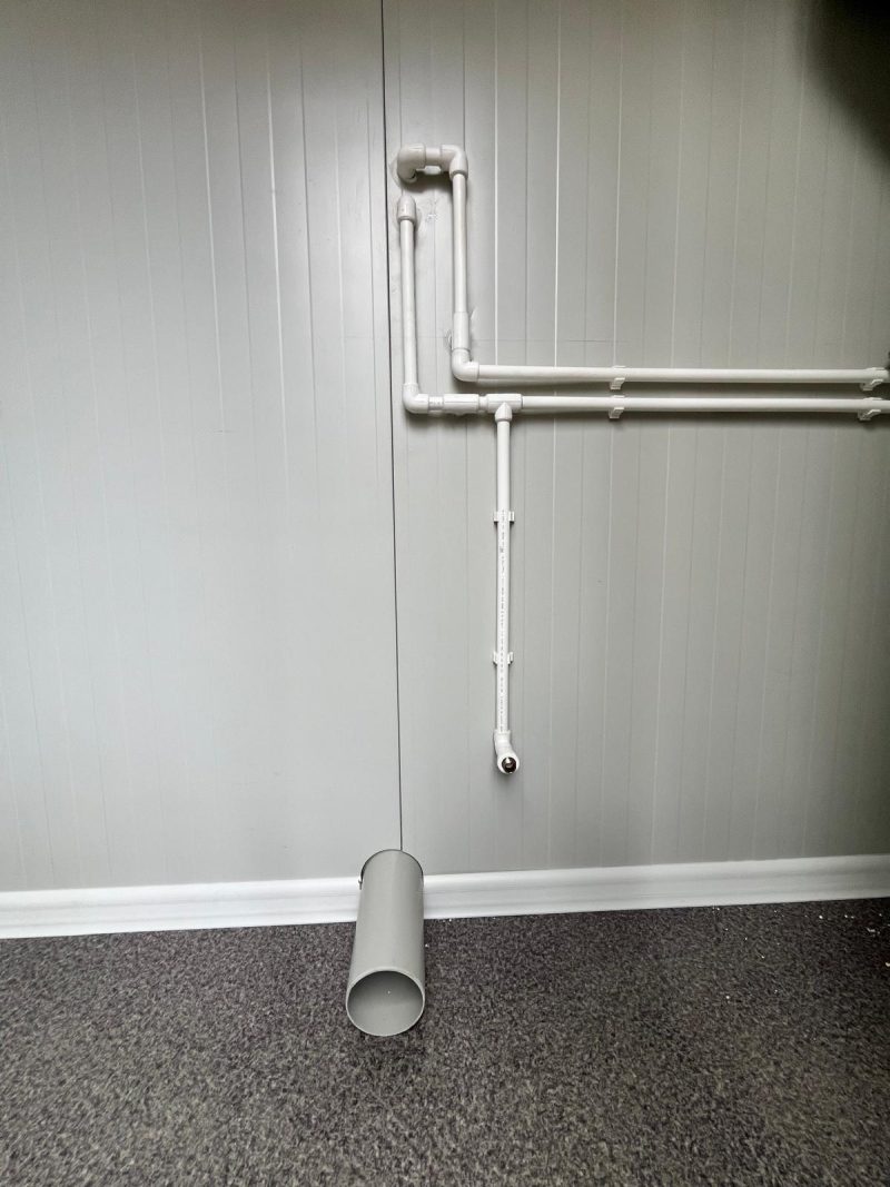 Aansluitingen technische ruimte