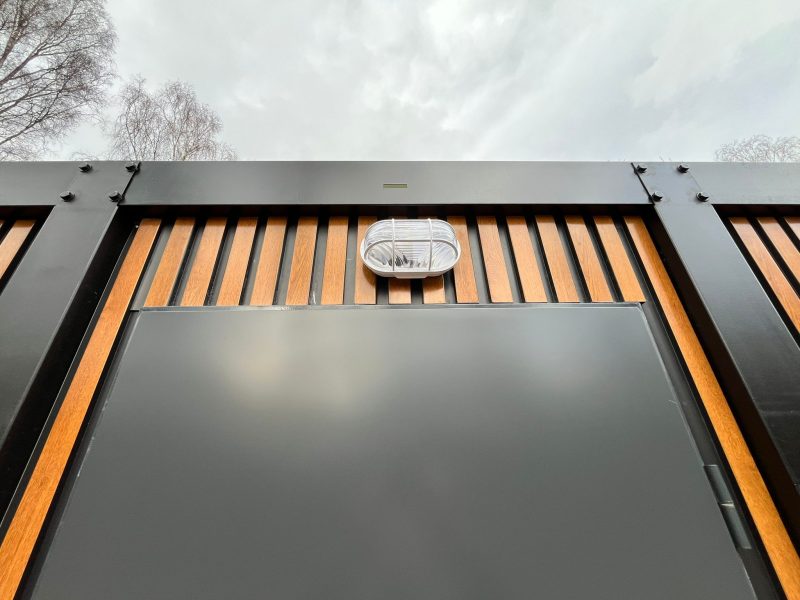 Buitenverlichting toiletgebouw