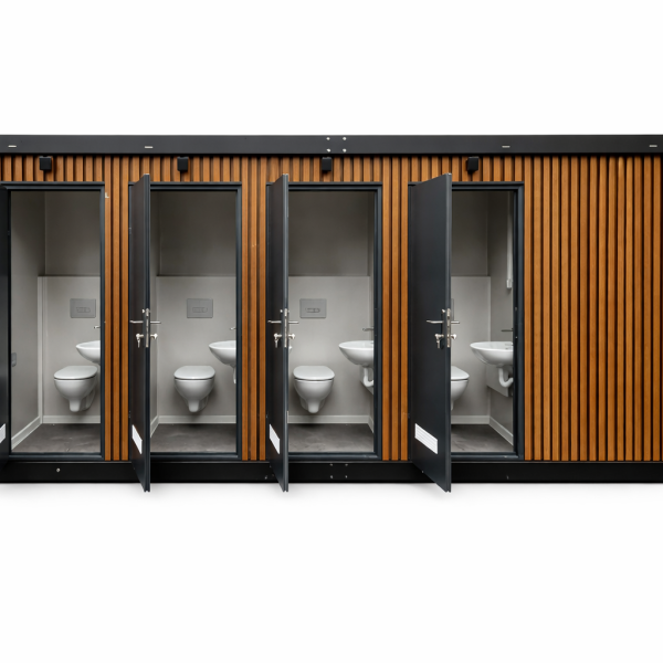 Sanitair of toiletgebouw voor campings en vakantieparken